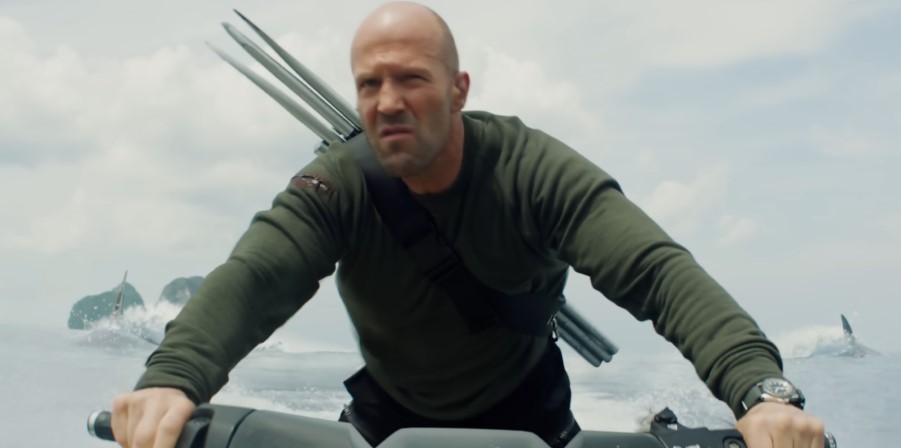 Catch Jason Statham Wu Jing Vs Giant Sharks In Meg The Trench My Xxx Hot Girl